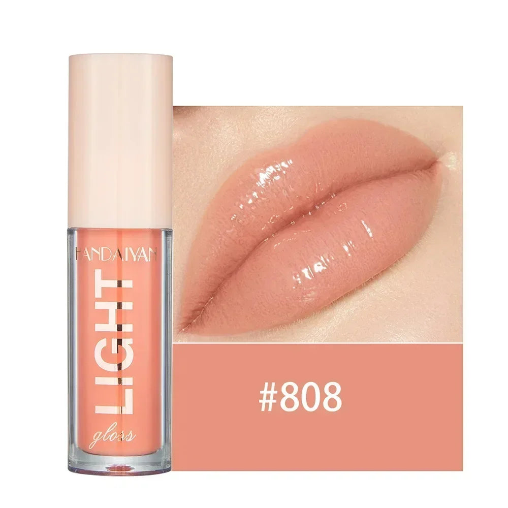 12Colors Mirror Pearl Lip Gloss Long-lasting Moisturizing Shine Glitter Lip Glaze Liquid Lipstick Women Makeup  Waterproof Glass
