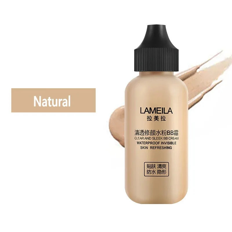 Face Liquid Foundation Full Coverage Magic BB Cream Waterproof Brighten Makeup Concealer Professional Matte Base Cosmetics