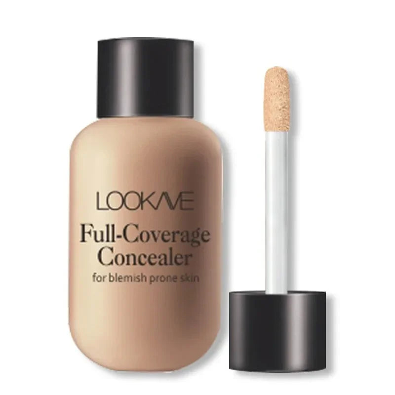 Waterproof Liquid Concealer 3 Colors Matte Full Coverage Acne Scars Dark Circles Foundation Whitening Lasting Makeup Cosmetics