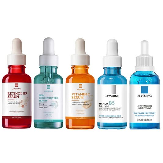 30ml  Concentrated Serum Anti Aging Pure Retinol Vitamin B3 Vitamin C Niacinamide Serum Facial Essence Blue Copper Peptide Base