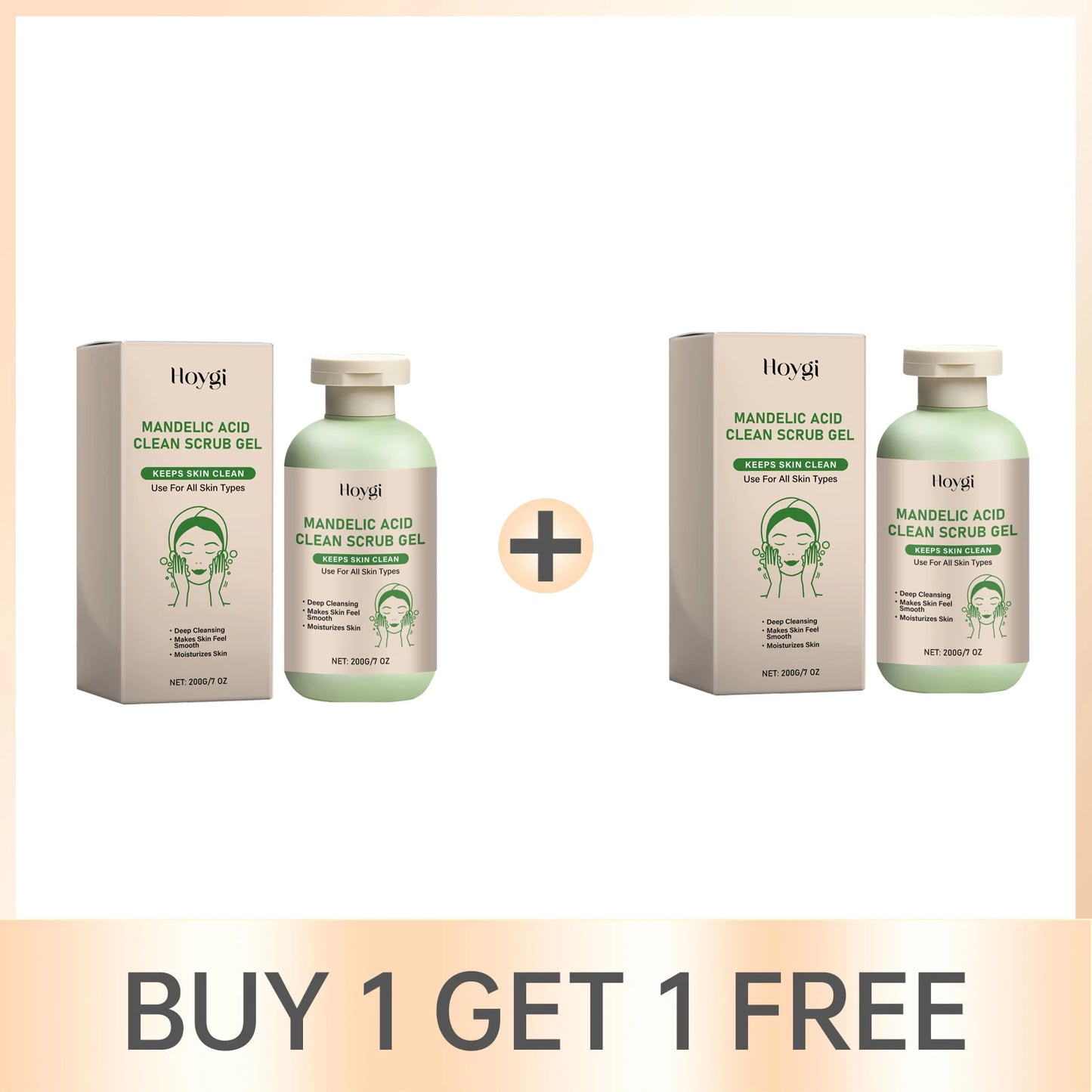 Mandelic Acid Body Scrub Gel Gentle Cleansing Pores Exfoliating Dead Skin Remover Smoothing Reduce Dryness Deep Cleansing Scrub