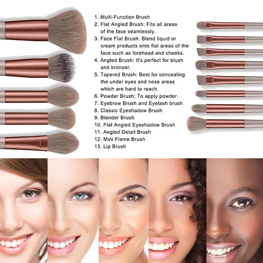 Makeup Brushes 8-29Pcs Makeup Kit Professional Women Cosmetic Soft Powder Brush Eyeshadow Foundation Full Set Travel Beauty Tool