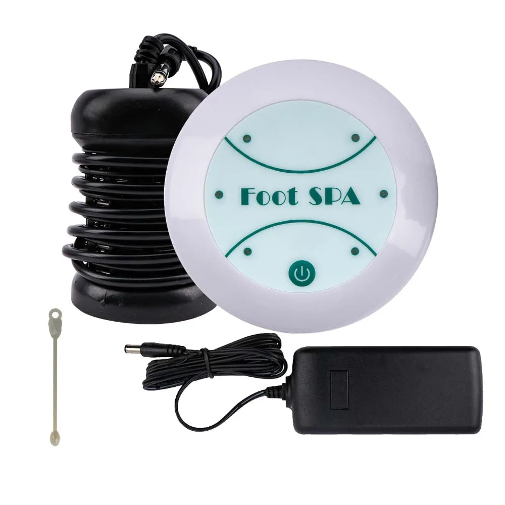 Ionic Detoxing Foot Detox Machine Electric Foot Spa Massage Device Leg Massager Massageador Arrays Aqua Basin Health Care Relax