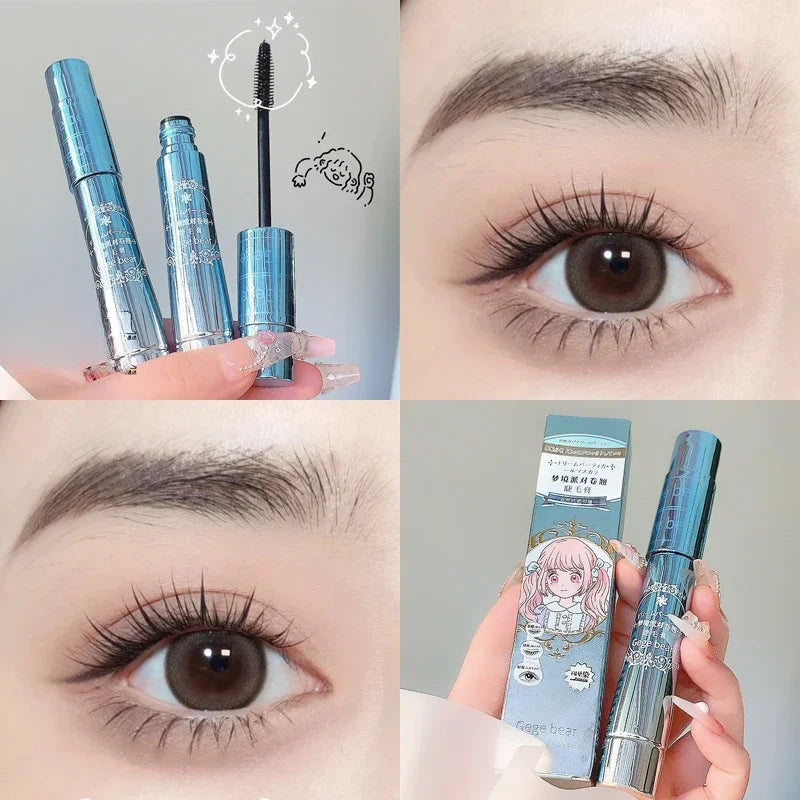 Silk Fiber Lash Mascara Waterproof Long Lasting Extension Eyelashes Thin and Long Black Eyelash Makeup Cosmetic Mascara