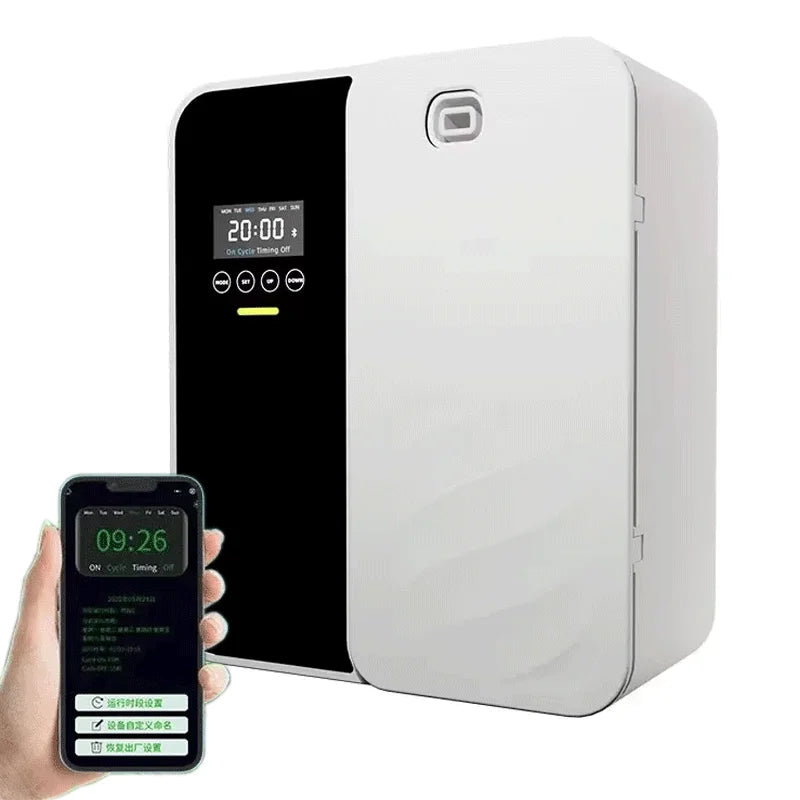 1000m³ Electric Smell Distributor Bluetooth Wall Mounted Fragrance Diffuser Professional Aroma Diffuser Electric Smell for Home