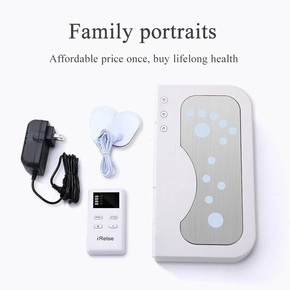 EMS TENS Foot Massager Electric Stimulator for Circulation Feet Legs Heating Pulse Muscle Massage Device