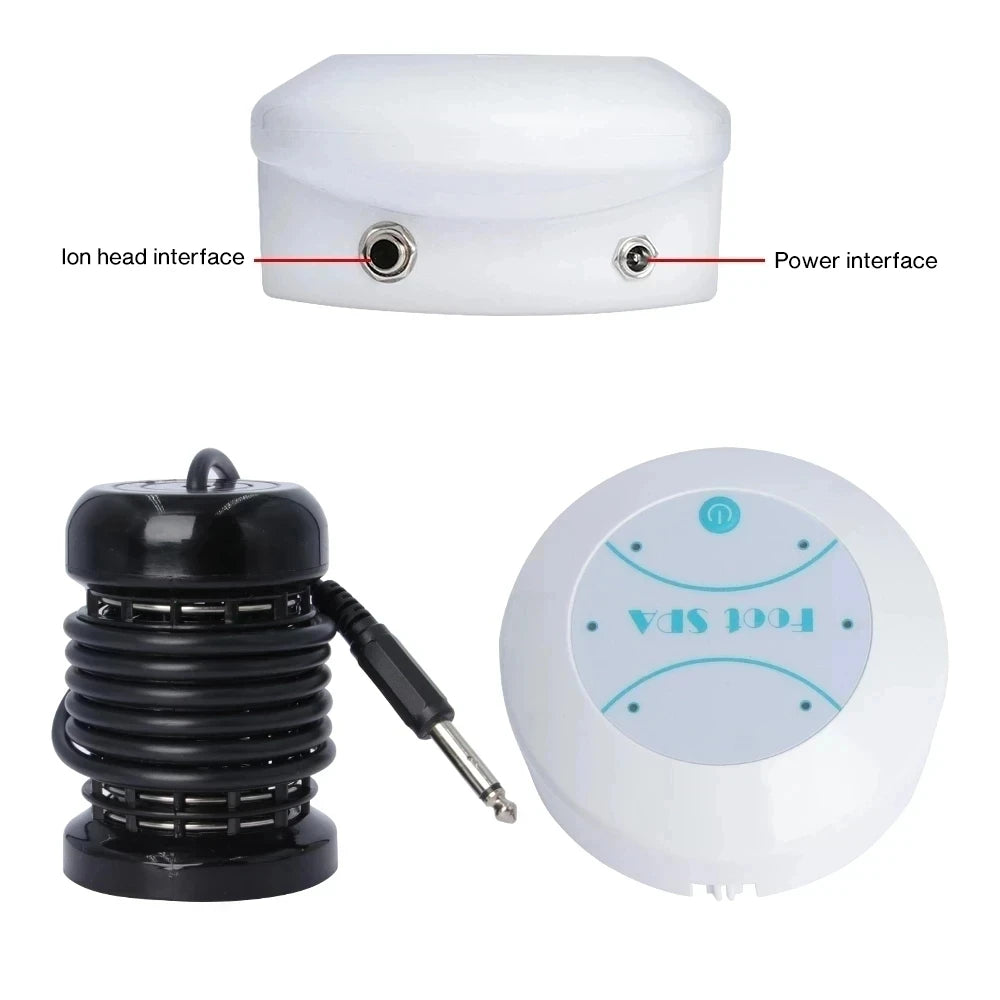Detox Ionic Foot Spa Bath Machine Detoxifier Cleanse Footspa Vibrantion Best Care Arrays Aqua Foot bath Therapy Foot Massager