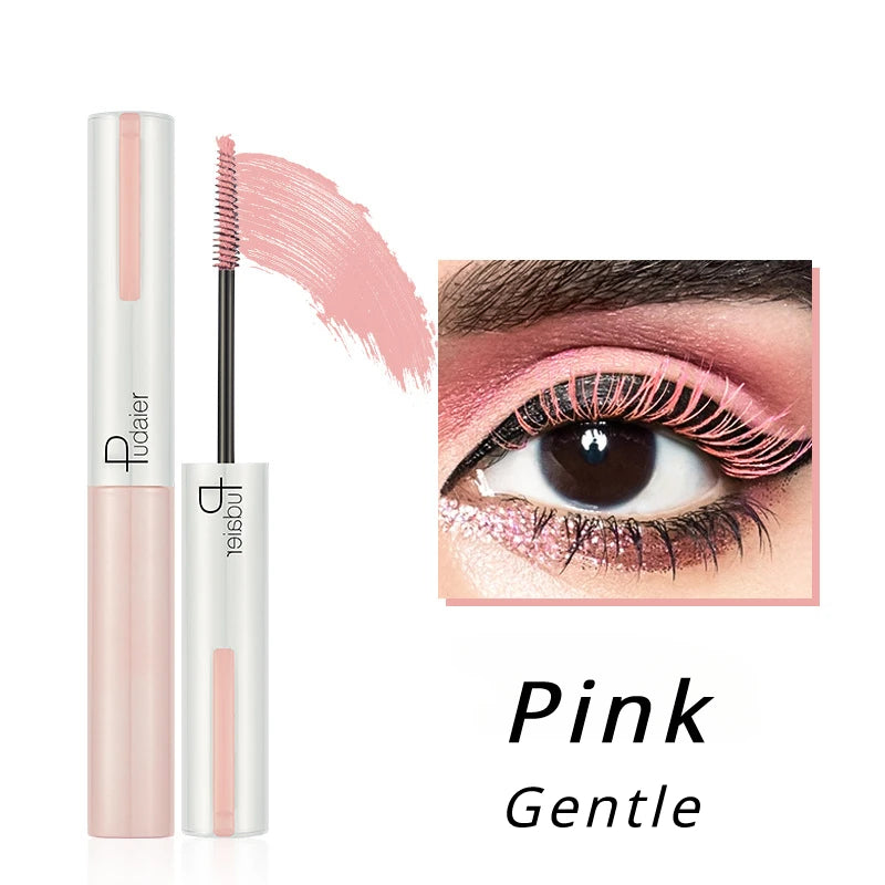 Fashion White Mascara Makeup 4D Silky Natural Long Lash Mascara Waterproof Mascara Extension Thick Lasting Curling Mascara Rimel