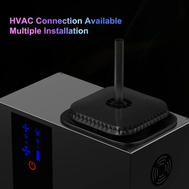 900CBM HVAC Electric Scent Diffuser 200ML App Control  Air Freshener Wall-mounted Fragrance Scent Machine A300 DC12V