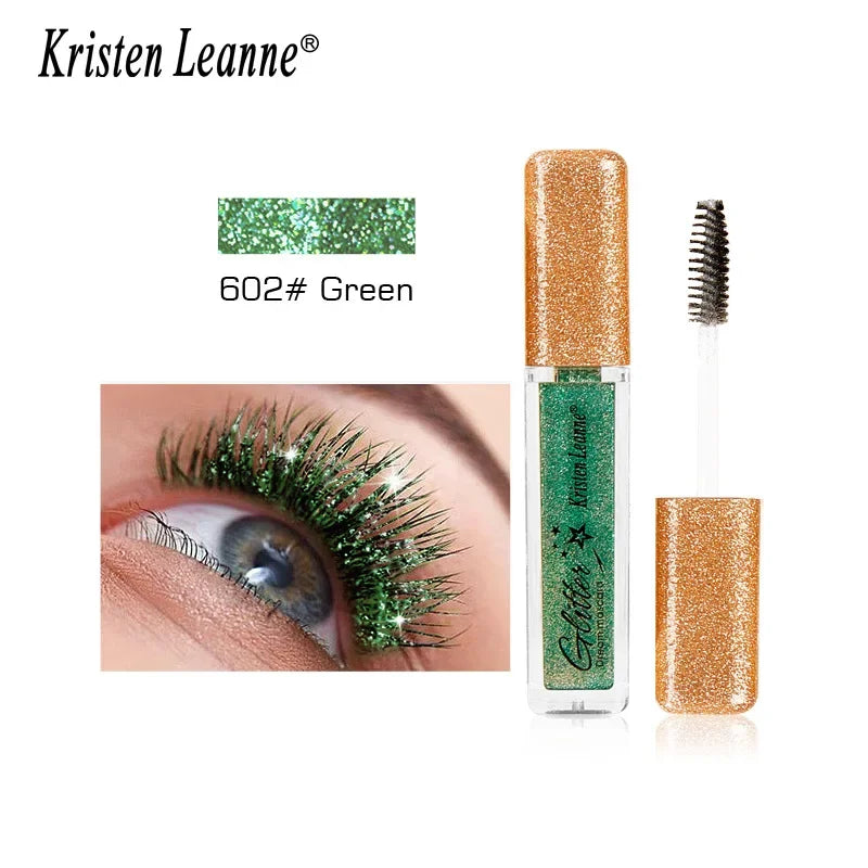 Silver Diamond Glitter Mascara Fast Dry Eyelashes Curls Extension Make-Up Waterproof Long-lasting Lengthens Eye Lash Mascara