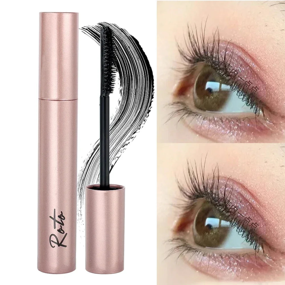 Lasting Mascara Matte Black Brown Waterproof Quick Drying Lengthening Eyelash Curled Mascara Lash Extension Women Korean Makeup