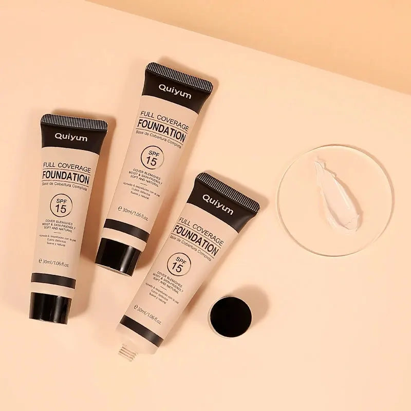 Fully Covered Liquid Foundation 30ml Covers Facial Defects and Moisturizing Naturally and Lasts