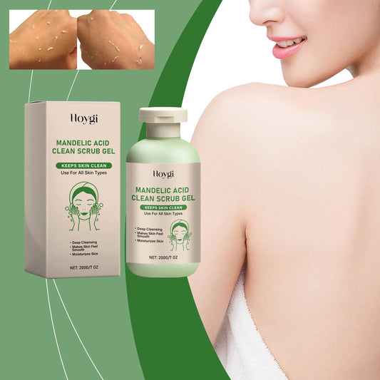 Mandelic Acid Body Scrub Gel Gentle Cleansing Pores Exfoliating Dead Skin Remover Smoothing Reduce Dryness Deep Cleansing Scrub