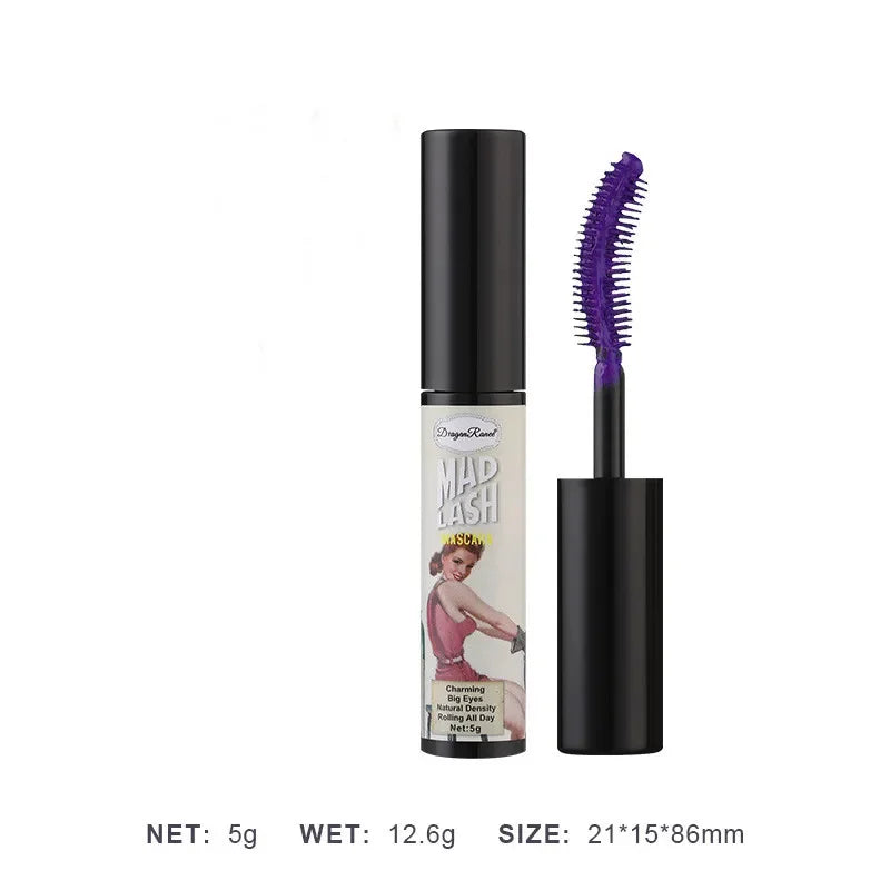 Colorful Mascara Eyelash Extension Blue Pink Green Waterproof Mascara Charming Long Lasting Curling Mascara Eye Christmas Makeup