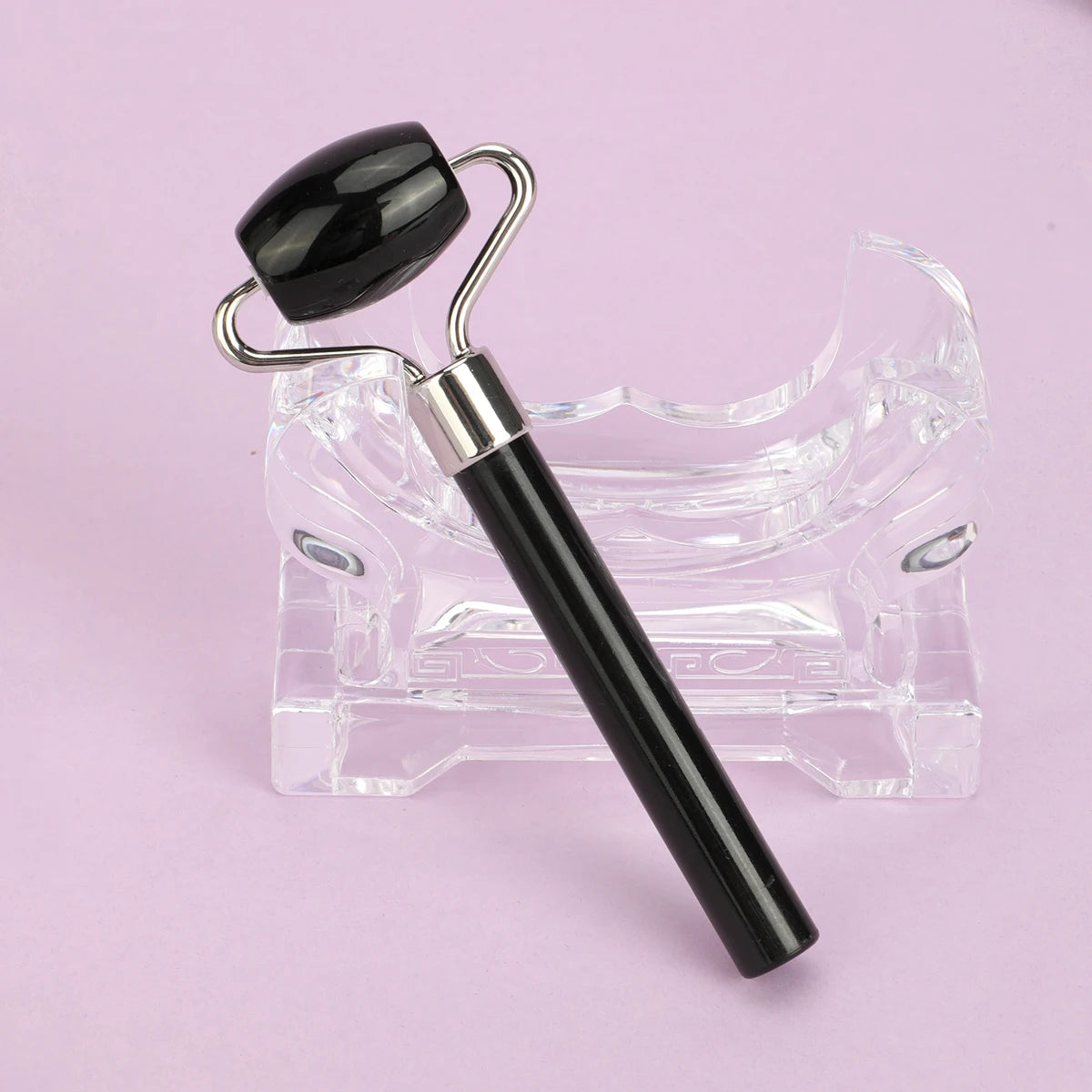 1pc Eye Roller Jade Roller Face Roller Natural Jade Stone Face Massage Facial Roller for Skin Care Eye Neck Tones Firms SkinTool