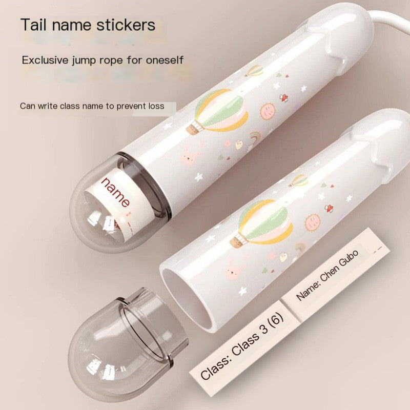 Customizable Speed Jump Rope with Transparent Handles