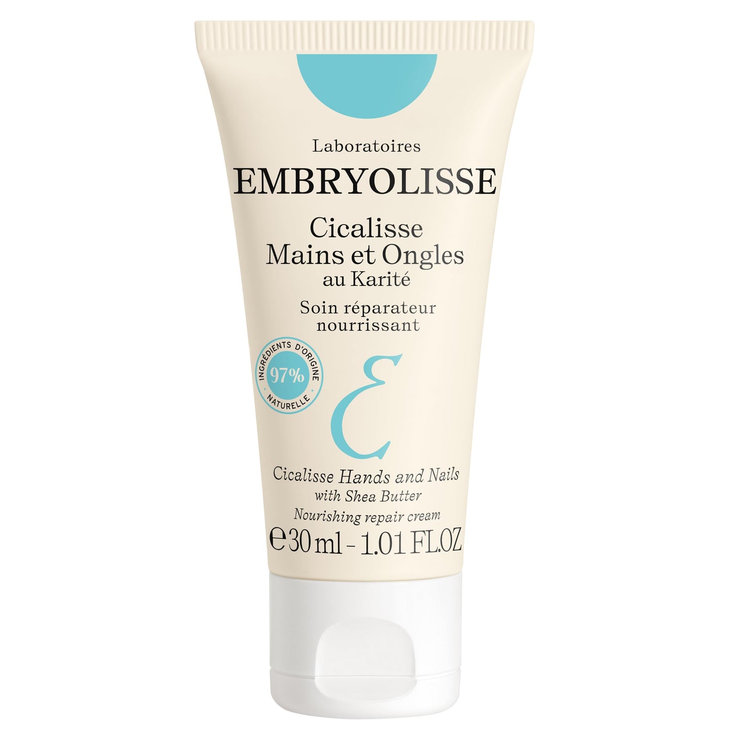 Embryolisse Cicalisse Hands and Nails Cream with Shea Butter & Glycerin. Soothes Restores Dry & Damaged Skin and Strengthens Nails 1.01 fl oz