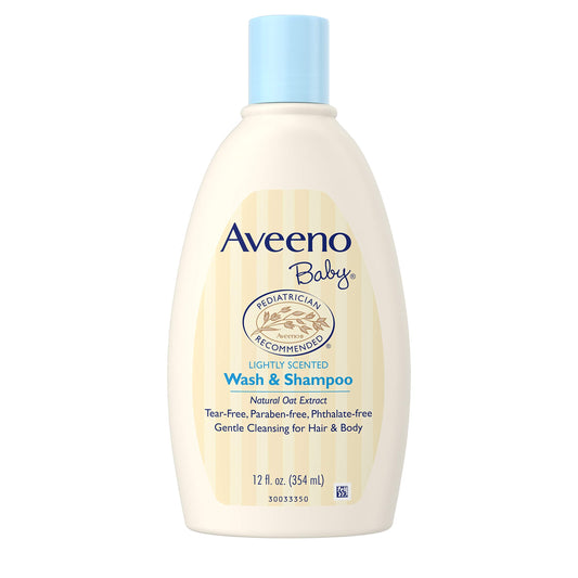 Aveeno Baby Wash and Shampoo - 12.0 oz.